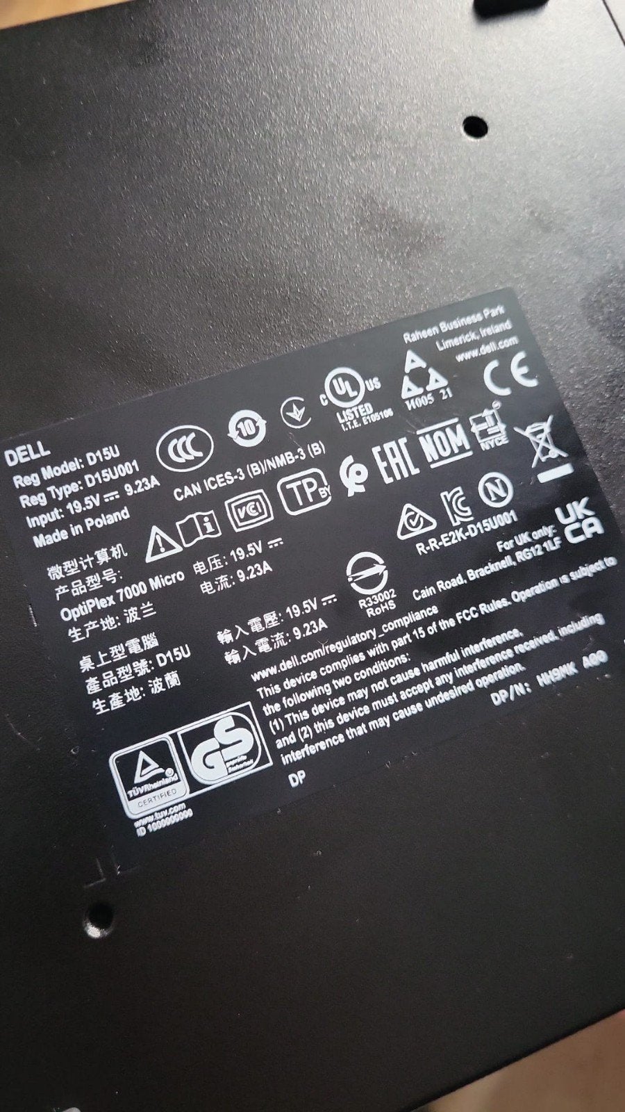 Nieuwe Dell OptiPlex 7000 Micro i5 16GB RAM - Complete set, Computers en Software, Nieuw, Ophalen of Verzenden, Dell, Intel Core i5