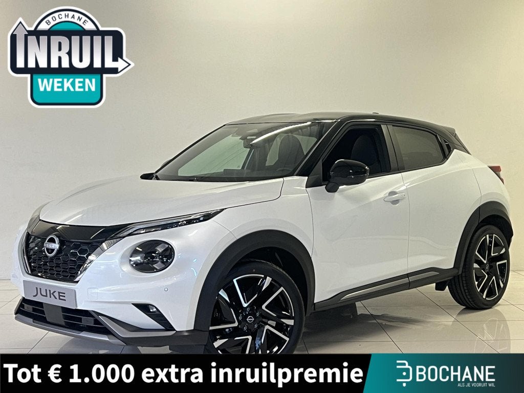 Nissan Juke 1.6 Hybrid N-Design | DIRECT LEVERBAAR | MET DOD, Auto's, Nissan, Stof, Met garantie (alle), Bedrijf, Nieuw