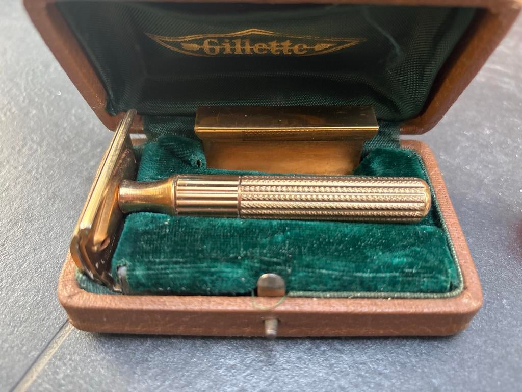 Vintage Gillette Scheermesje in originele doos, Ophalen of Verzenden