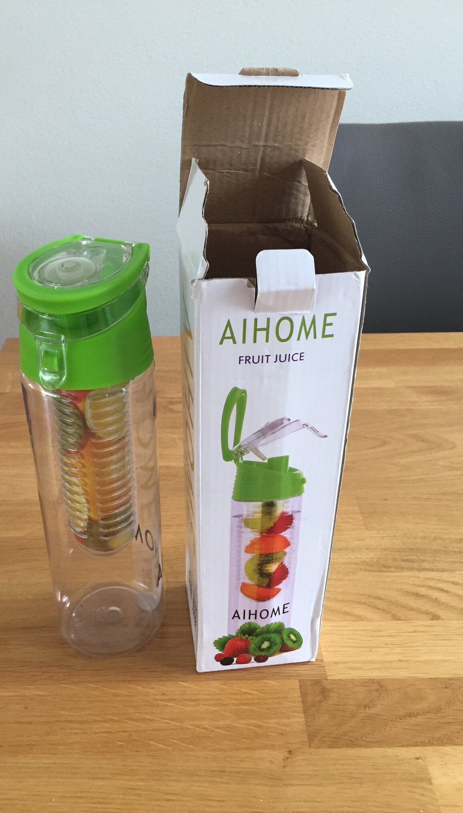 Nieuw Handige water, fruit fles geschikt met ijswater, bidon, Ophalen of Verzenden, Nieuw