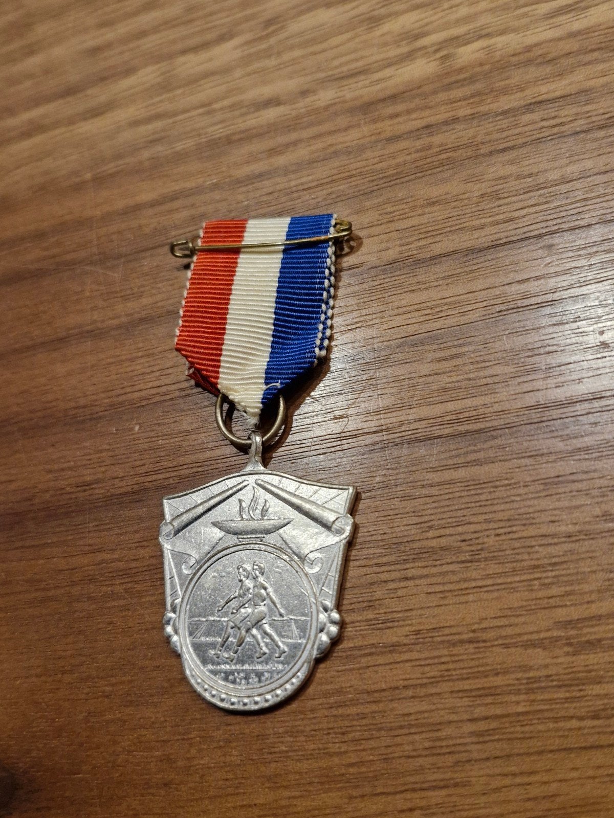 123 Lichtstadmars AMEIDE Medaille met lintje, Ophalen of Verzenden