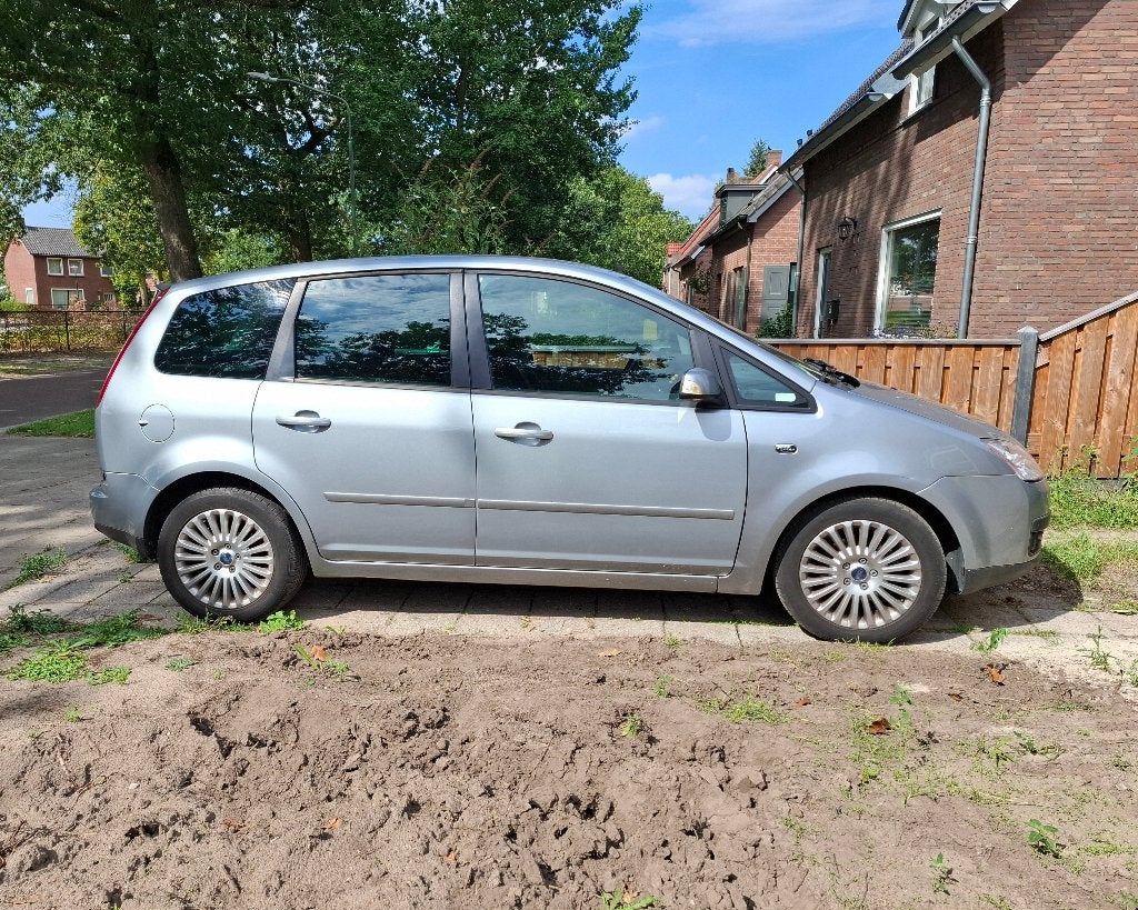 Ford C-Max 1.8 Werkpaard met luxe, Auto's, 125 pk, Zwart, 4 cilinders, 1200 kg