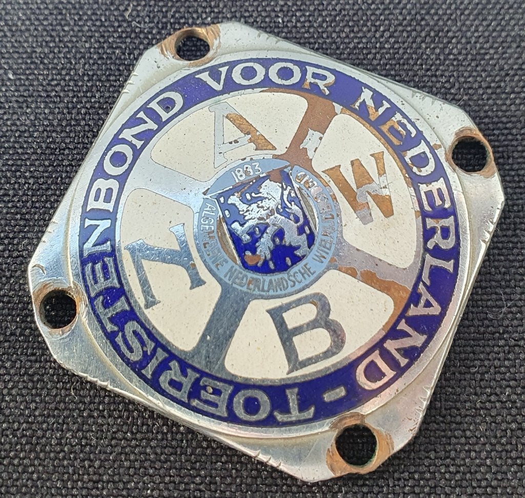 ANWB grille badge geëmailleerd, kleine uitvoering, Verzenden, Gebruikt, Auto's