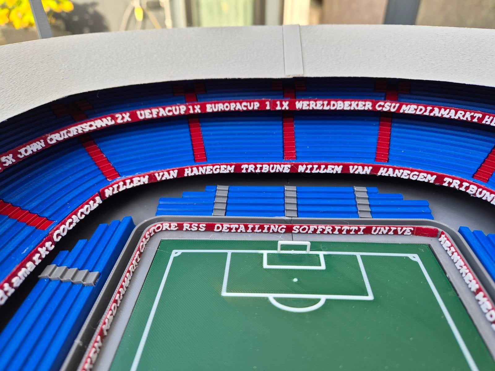 3D Geprint Stadion Feyenoord 'De Kuip' - Uniek Model, Ophalen of Verzenden, Nieuw, Feyenoord