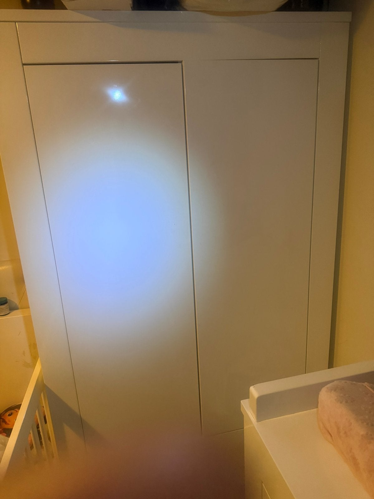 Witte commode en klerenkast, Kinderen en Baby's, Kinderkamer | Commodes en Kasten, Ophalen, Gebruikt, 50 tot 70 cm, 75 tot 100 cm