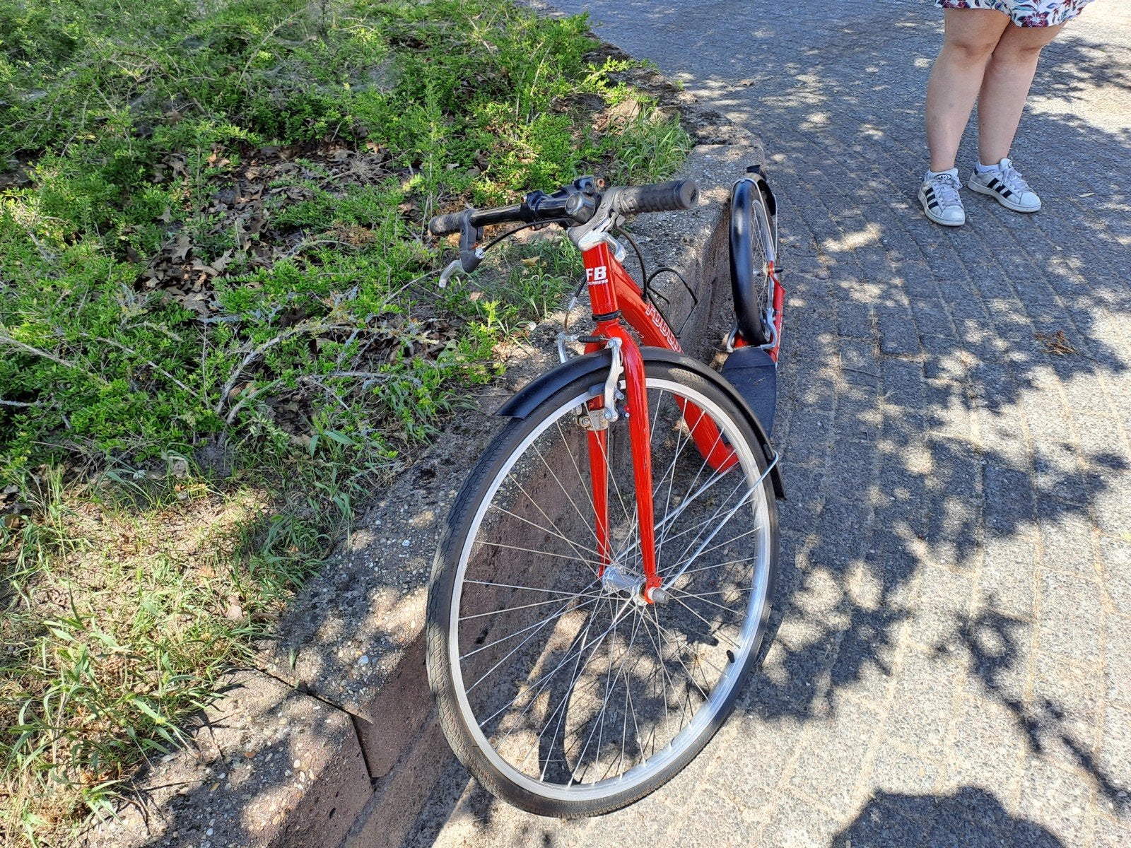 Footbike step rood -, Ophalen, Zo goed als nieuw, Gewone step