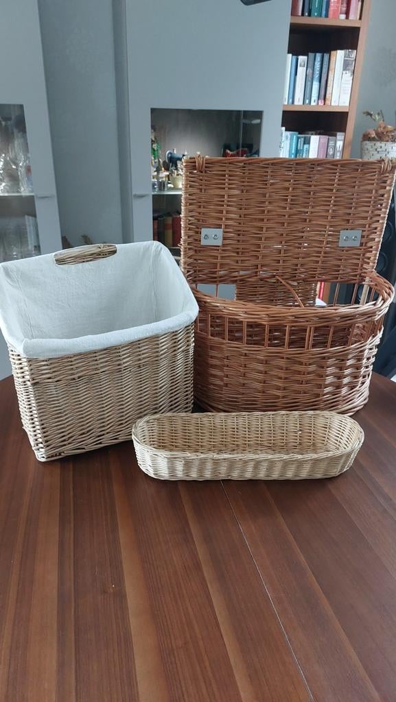Rieten broodmanden-set of los, Ophalen, Gebruikt, Beige, Landelijk
