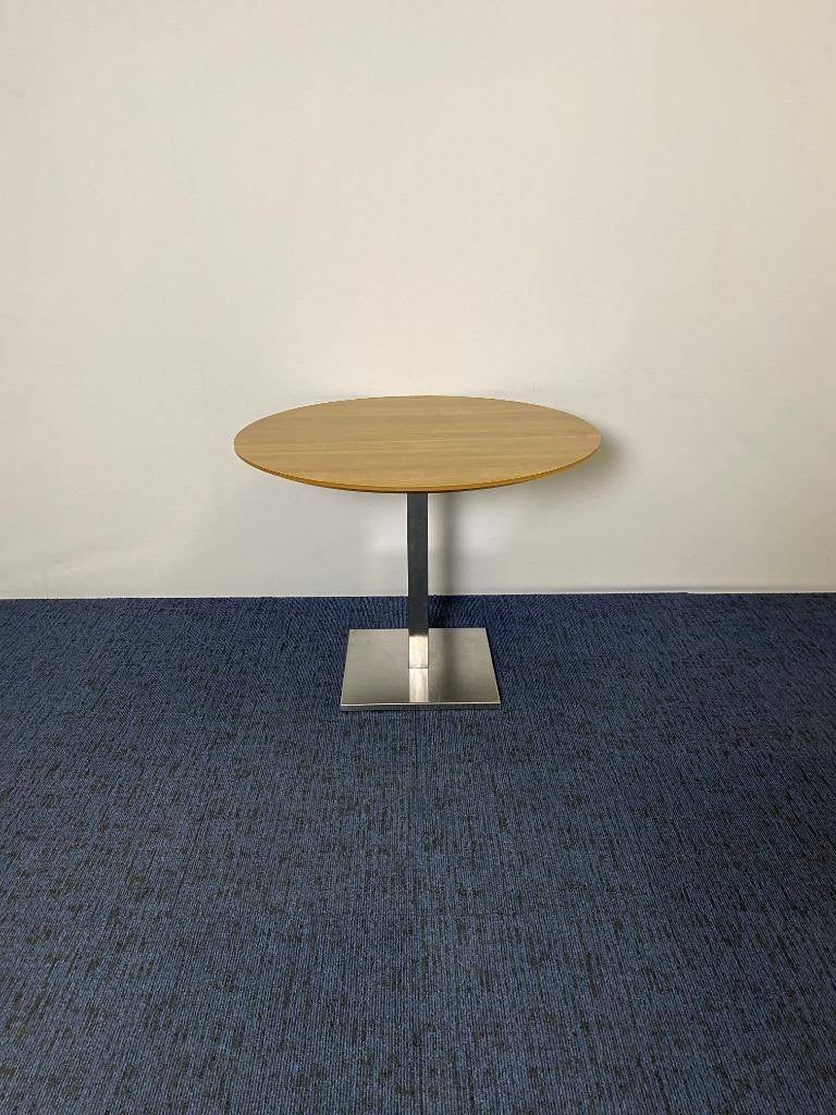 3 x Ronde vergadertafel, diameter 100 cm. - Kersen Havanna, Ophalen, Gebruikt