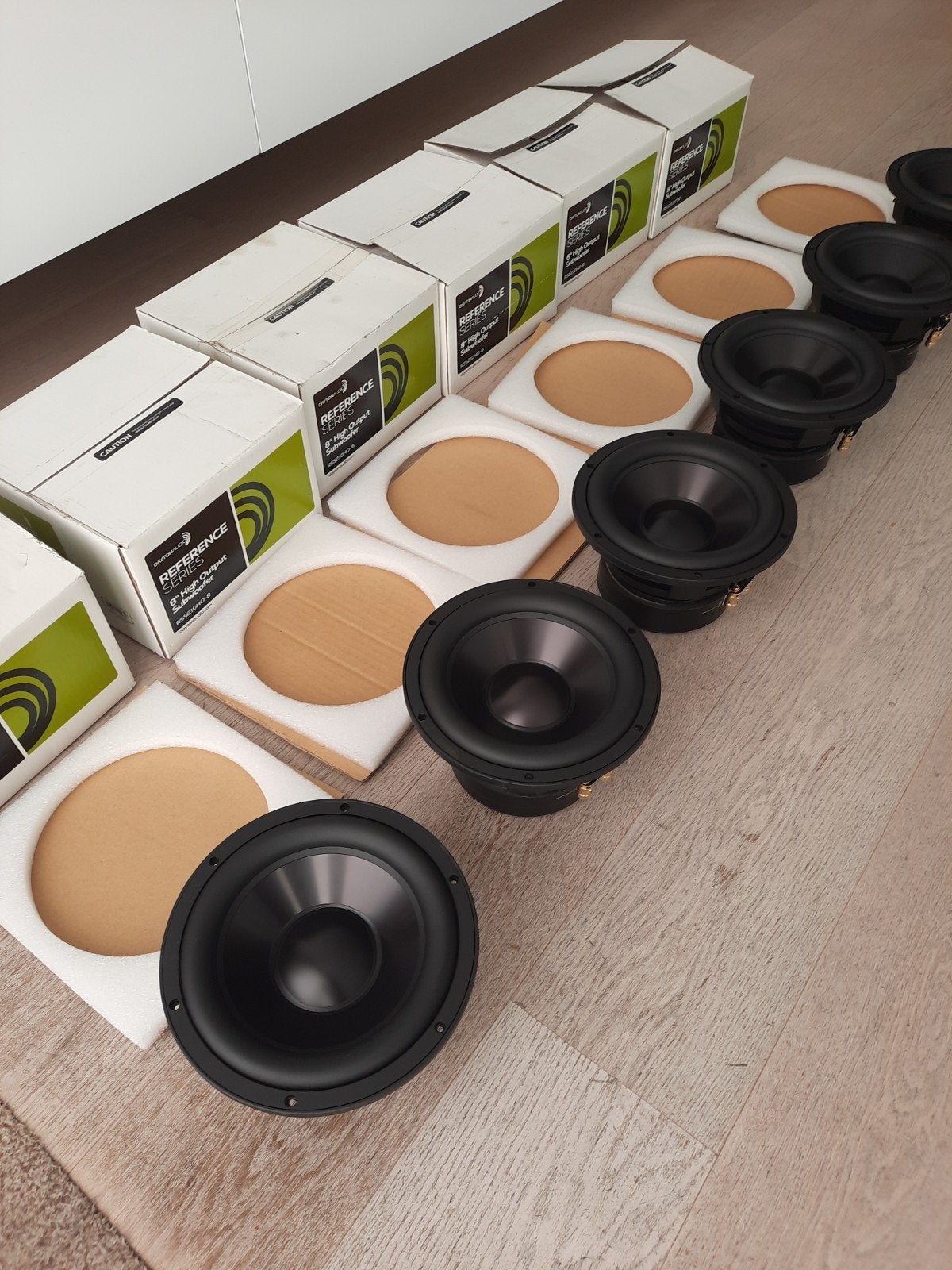 Dayton RSS210HO-8 8 inch high output woofer gratis verzenden, Verzenden, Nieuw, Subwoofer, Overige merken
