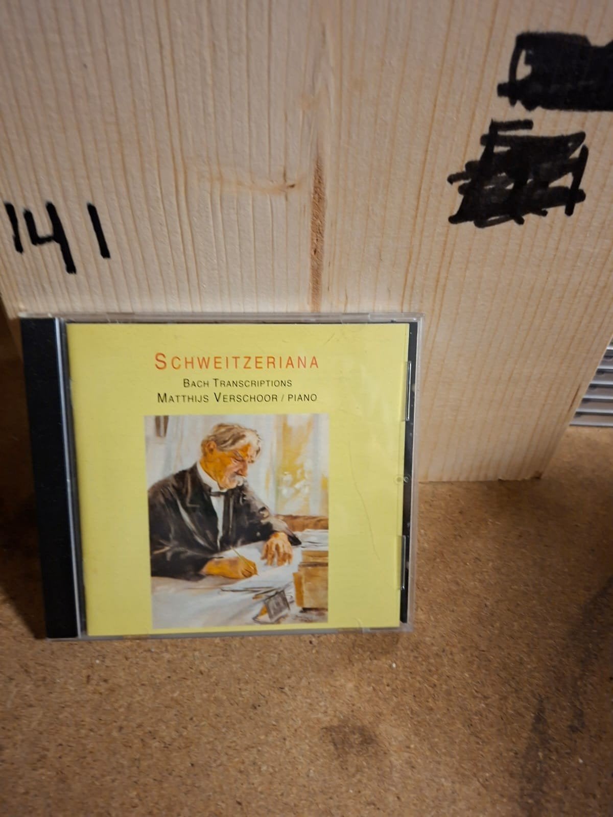 Schweitzeriana: Bach Transcriptions - Matthijs Verschoor, Ophalen of Verzenden, Zo goed als nieuw, Pianomuziek, Inclusief doosje