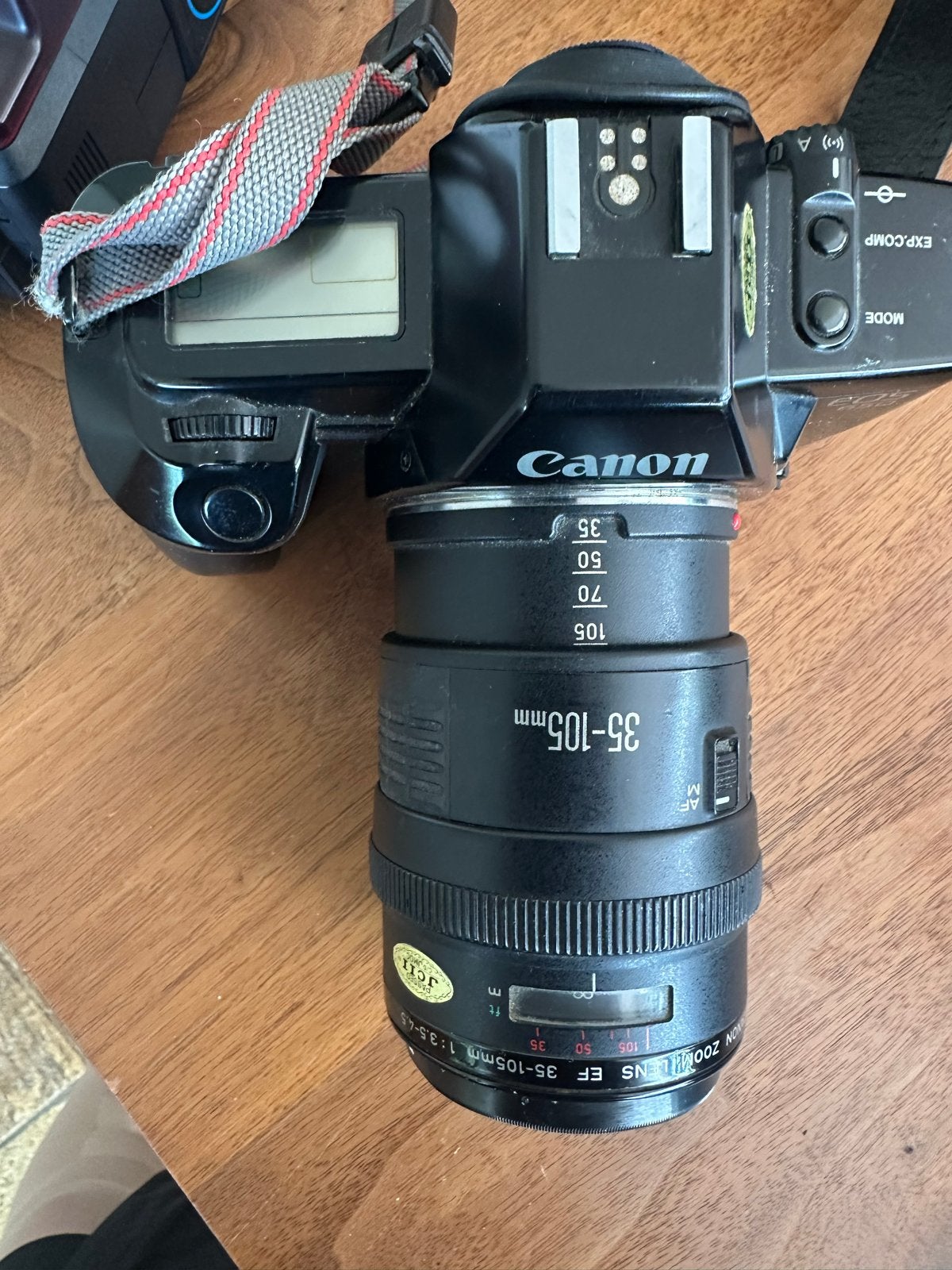 Canon EOS 650 camera met 35-105mm lens, Vivitar flitser en t, Ophalen of Verzenden, Gebruikt, Spiegelreflex, Canon