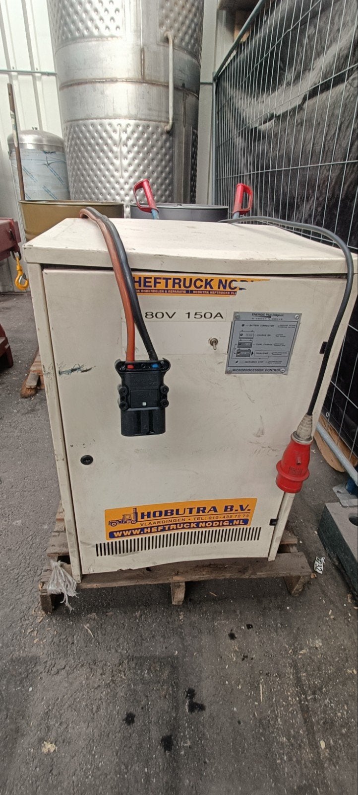 Heftruck oplader 80v 150A, Ophalen, Gebruikt