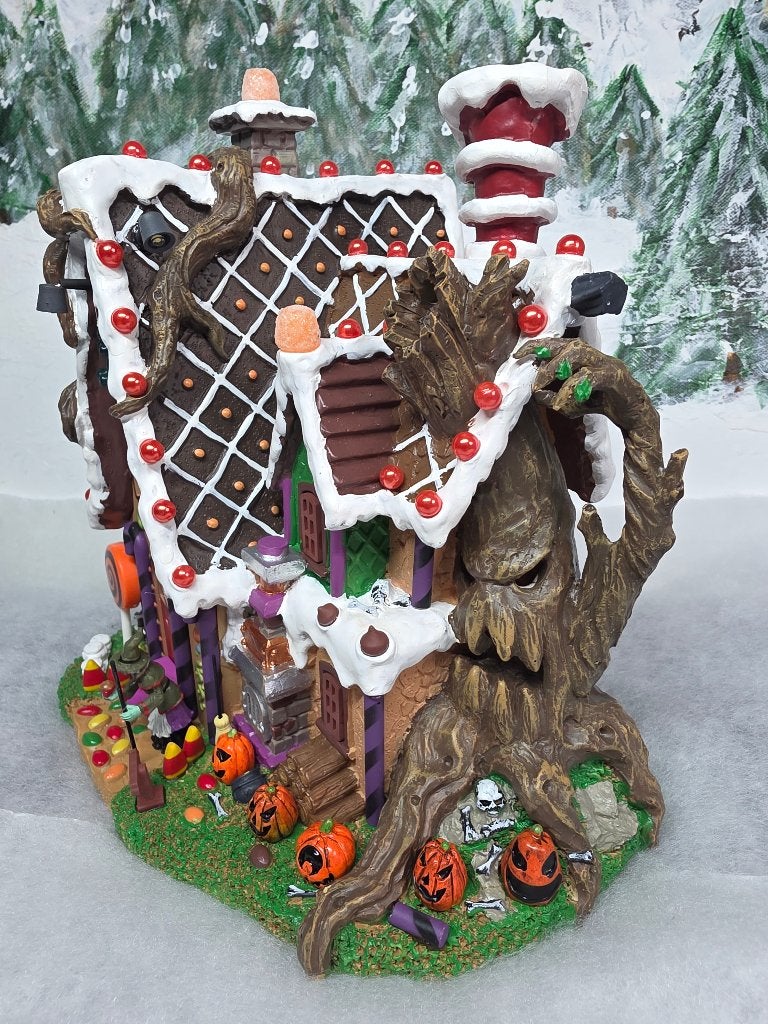 Lemax Spooky Town, Candy Witch Cottage, Ophalen, Zo goed als nieuw