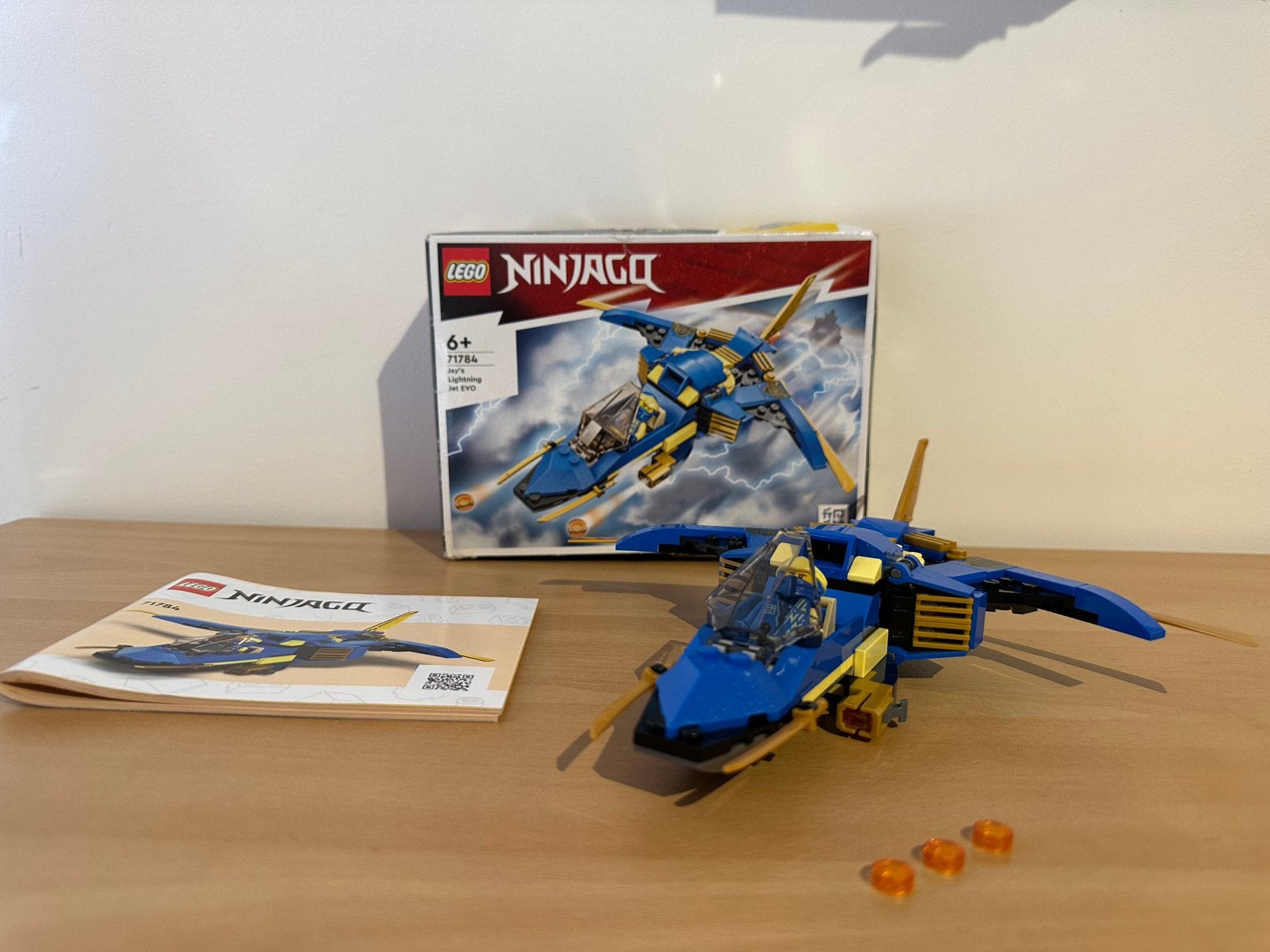 Lego Ninjago 71784 Jays Lightning Jet EVO, Ophalen of Verzenden, Zo goed als nieuw