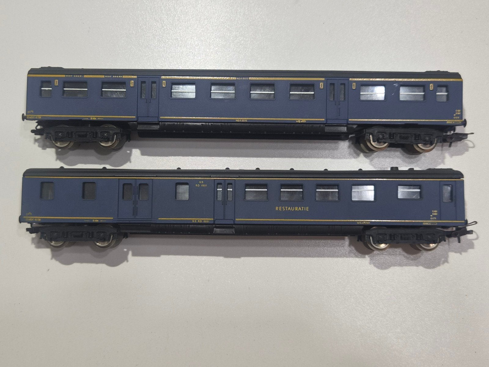 lima ns wagons 9109 en 9305, Gelijkstroom, Wagon, Ophalen of Verzenden, NS