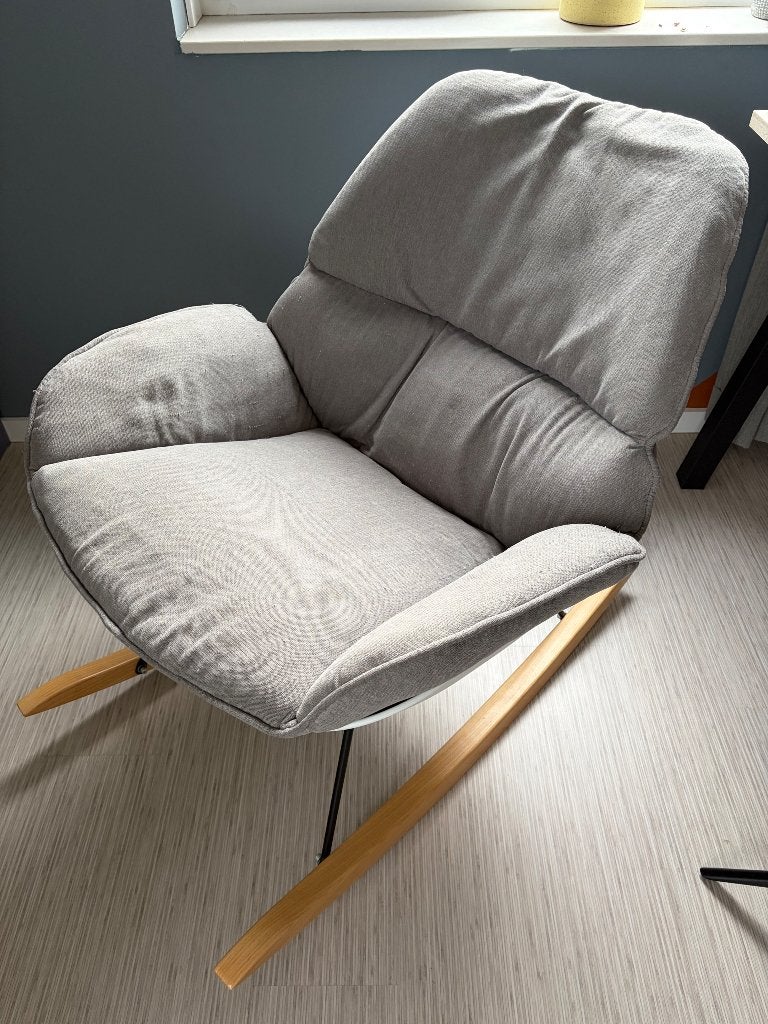 Schommelstoel Childhome Lounge Rocking - ideaal op babykamer, Ophalen, Gebruikt, Childhome, Inclusief kussen