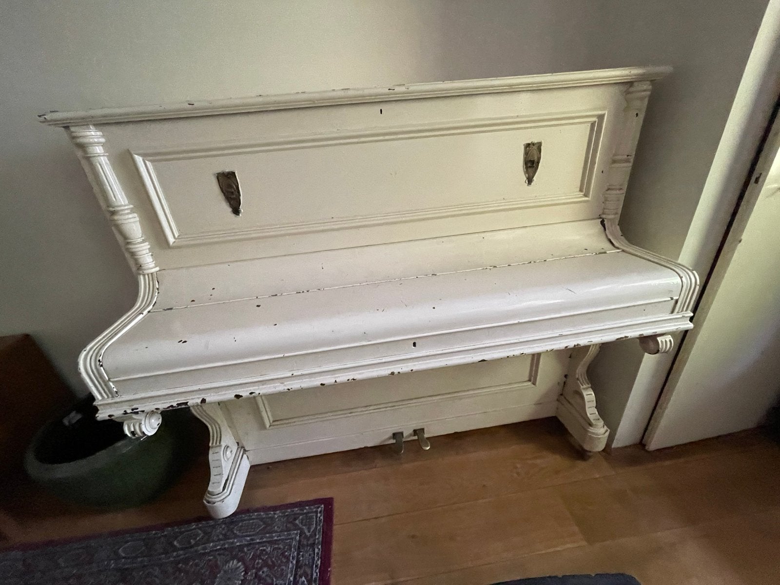 Piano, Ophalen, Gebruikt, Wit, Piano