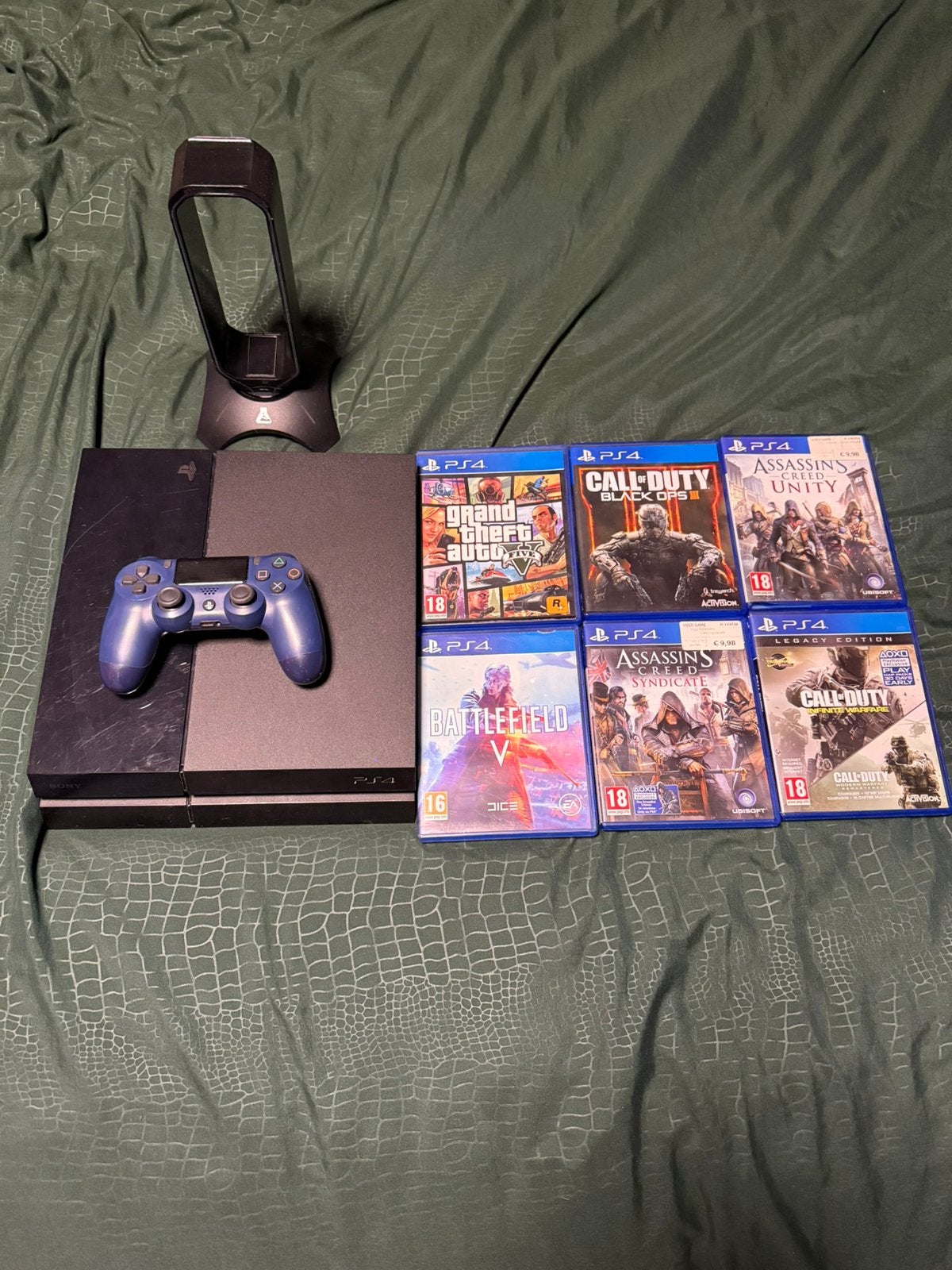 Playstation 4 met spellen en accessoires, Spelcomputers en Games, Spelcomputers | Sony PlayStation 4, Ophalen, Zo goed als nieuw