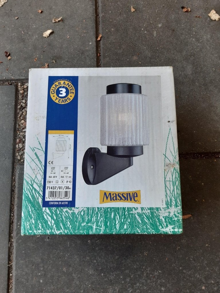 Buitenlamp muur ophanging, Kunststof, Minder dan 50 watt, Wandlamp, Nieuw