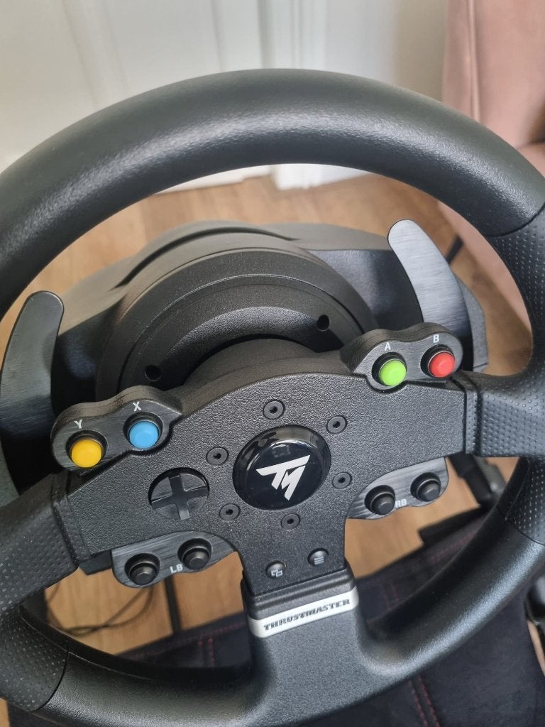 Thrustmaster racestuur met pedalen, Ophalen of Verzenden, Zo goed als nieuw, Stuur of Pedalen