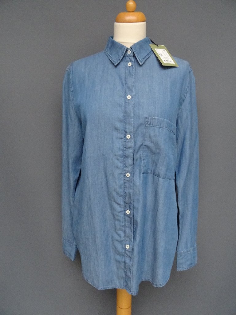 MARC O'POLO maat 40, jeans blouse(NIEUW)., Maat 38/40 (M), Blauw, Nieuw, Ophalen of Verzenden