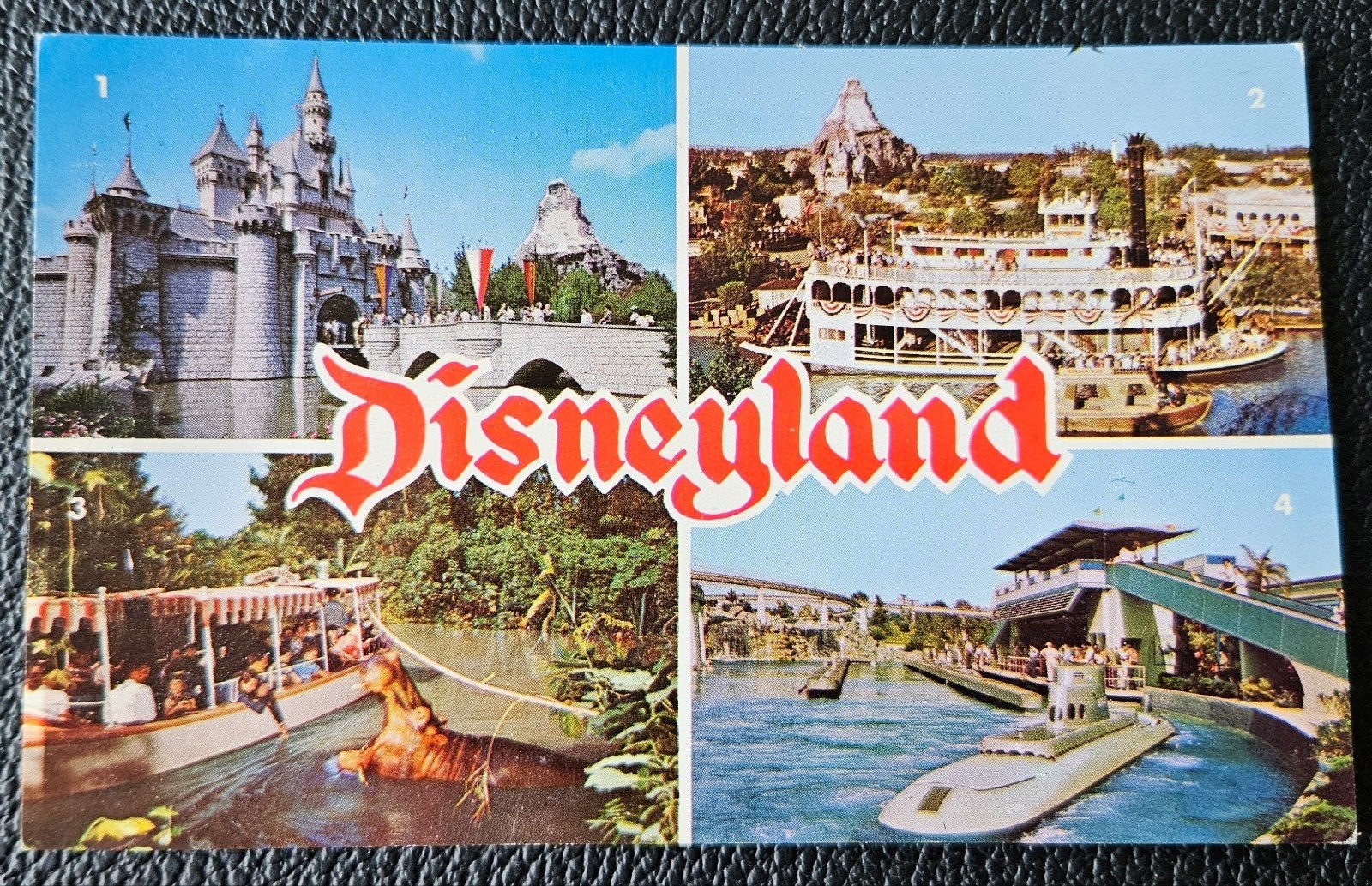 Ansichtkaart Disneyland jaren 60, Ophalen of Verzenden, Zo goed als nieuw, Plaatje of Poster