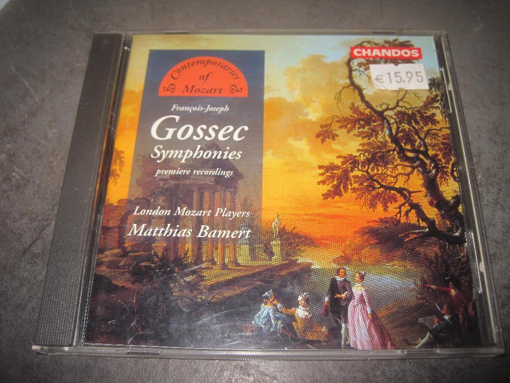 Gossec Symphonies premiere recordings op Chandos, Ophalen of Verzenden, Classicisme, Zo goed als nieuw, Kamermuziek