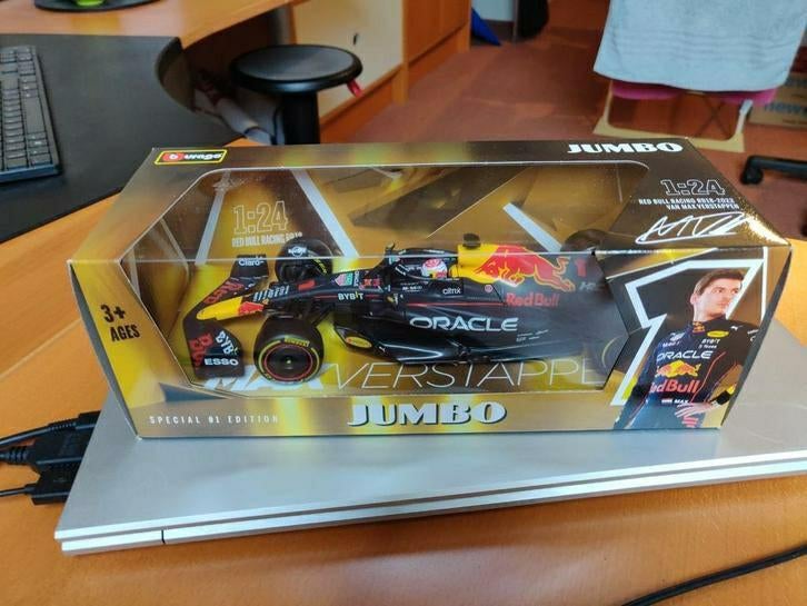 Jumbo Max Verstappen model auto 2022, 1:24, nieuw, Hobby en Vrije tijd, Modelauto's | 1:24, Ophalen of Verzenden