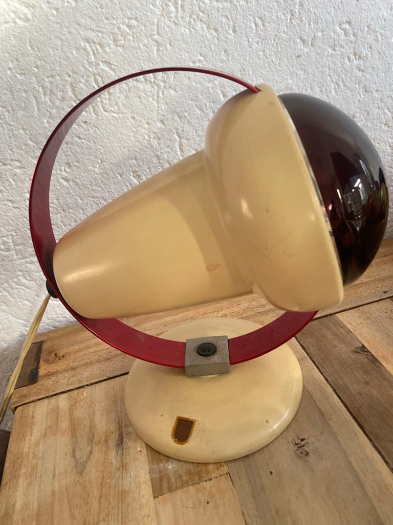 Retro  Philips Infrarood Warmtelamp - Rood/Crème, Ophalen of Verzenden, Huis en Inrichting