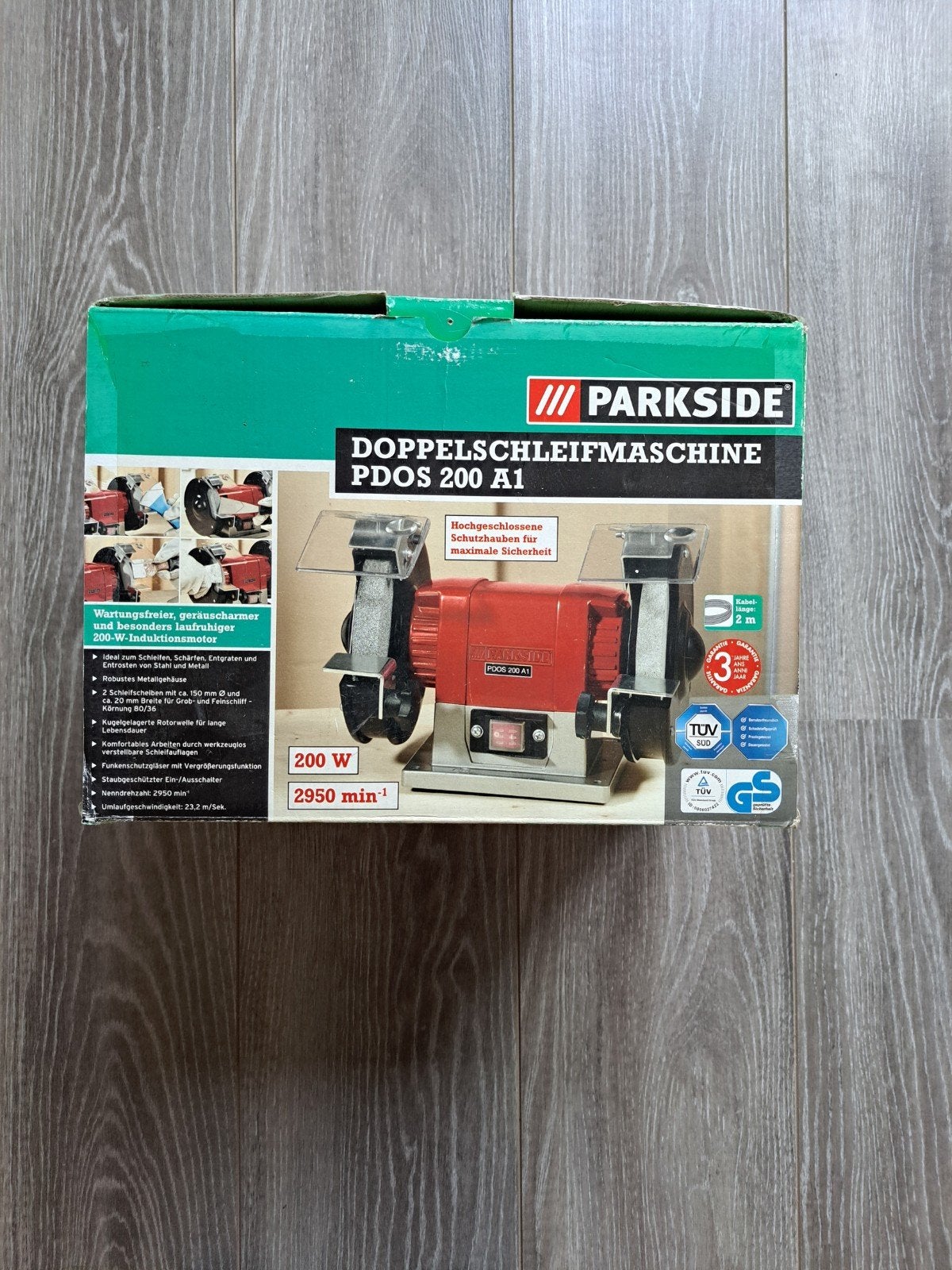 dubbele slijpmachine, Doe-het-zelf en Verbouw, Gereedschap | Slijpmachines, Ophalen of Verzenden, Nieuw, Minder dan 700 watt, Werkbankslijpmachine