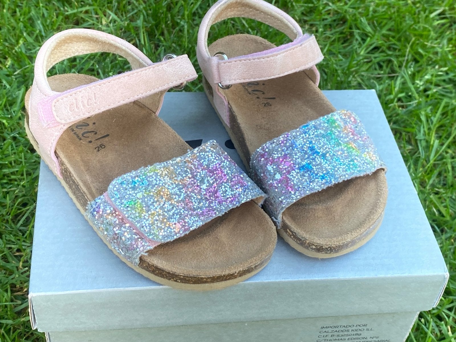 Nieuwe Clic! sandalen voor meisjes - Roze met glitters mt 26, Ophalen of Verzenden, Nieuw, Meisje, Overige typen