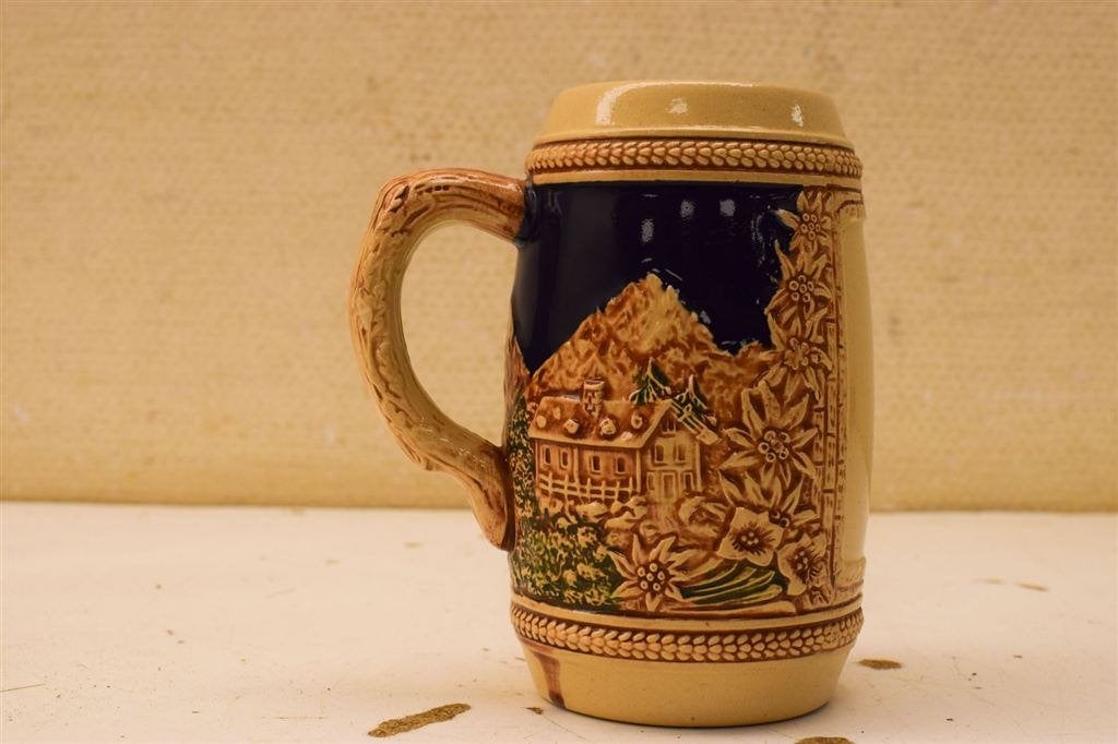 Gerz Porseleinen Bierpul 50094, Gebruikt, Ophalen of Verzenden, Bord(en), Overige stijlen