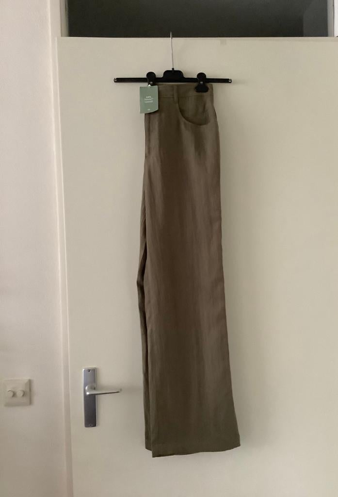 Broek H&M, Zwart, Maat 46/48 (XL) of groter, Ophalen of Verzenden, Zo goed als nieuw