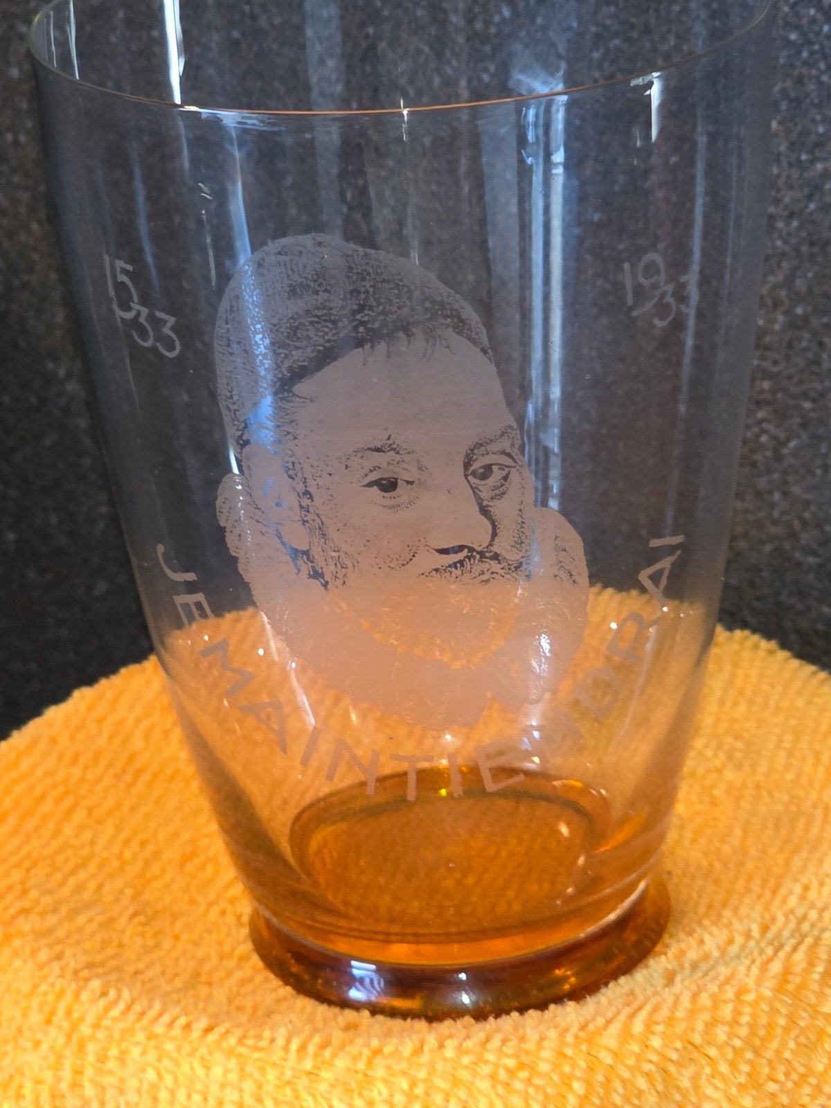 A.D. Copier Herdenkingsglas 1533-1933, Antiek en Kunst, Antiek | Glas en Kristal, Ophalen of Verzenden