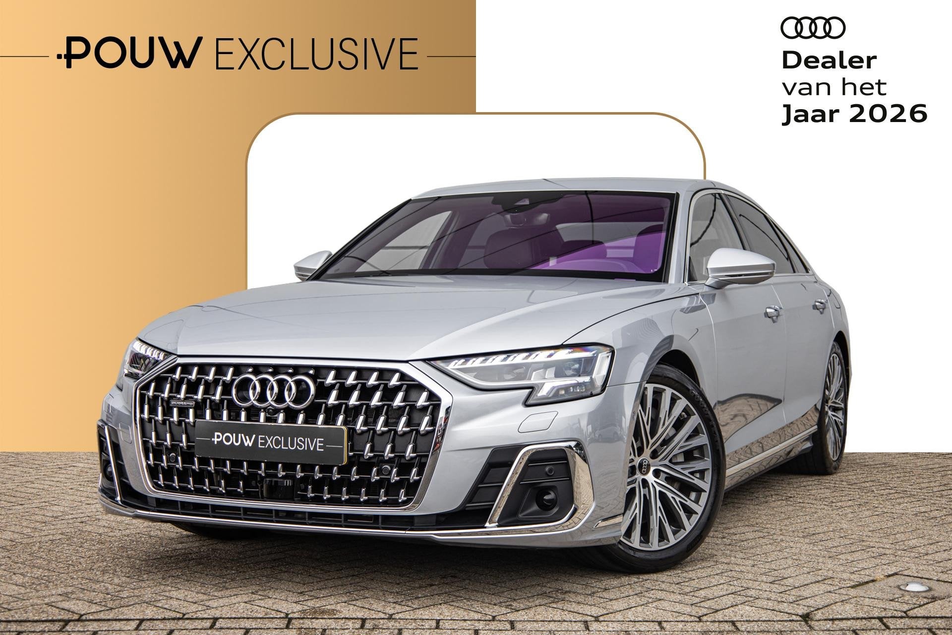 Audi A8 60 TFSIe 462pk quattro | 20" LMV | 360 Camera | Mass, Auto's, Automaat, Gebruikt, Euro 6, 2995 cc