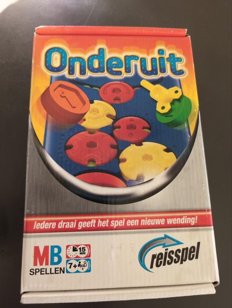Onderuit MB reisspel, Ophalen of Verzenden, Zo goed als nieuw, Reisspel