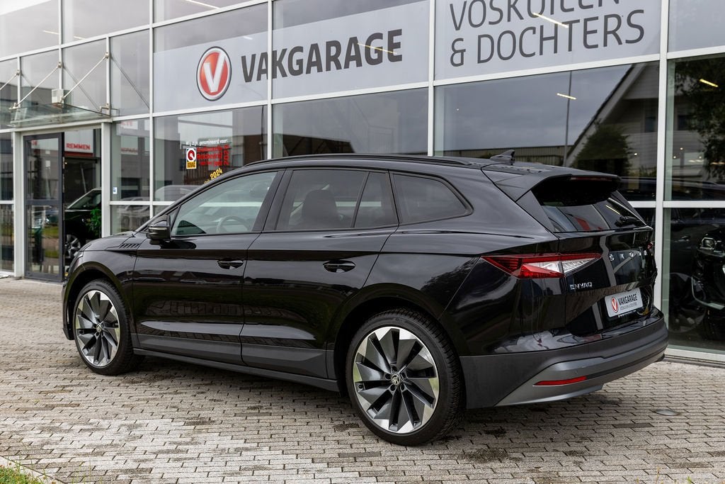 Skoda Enyaq iV 60 Business Edition Plus | Warmtepomp | Camer, Auto's, Skoda, Automaat, 12 maanden, Achterwielaandrijving, Gebruikt
