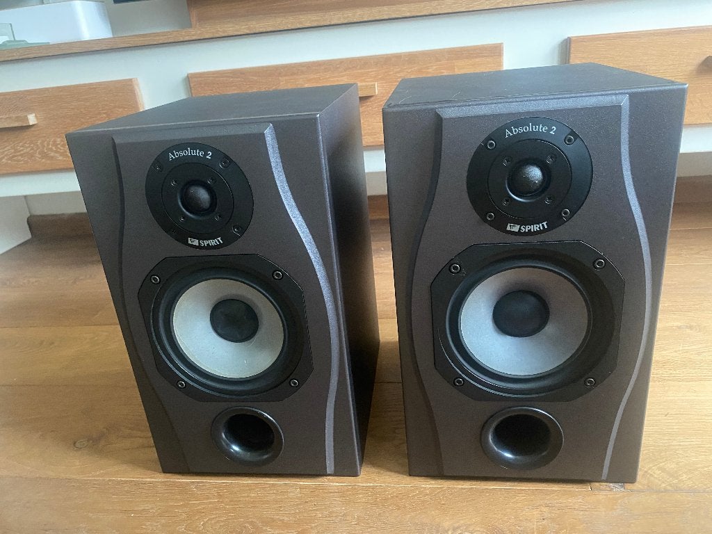 Twee Spirit Soundcraft Absolute 2 studio monitoren 8 Ohm, Audio, Tv en Foto, Overige merken, Studiomonitor, Gebruikt, Ophalen of Verzenden
