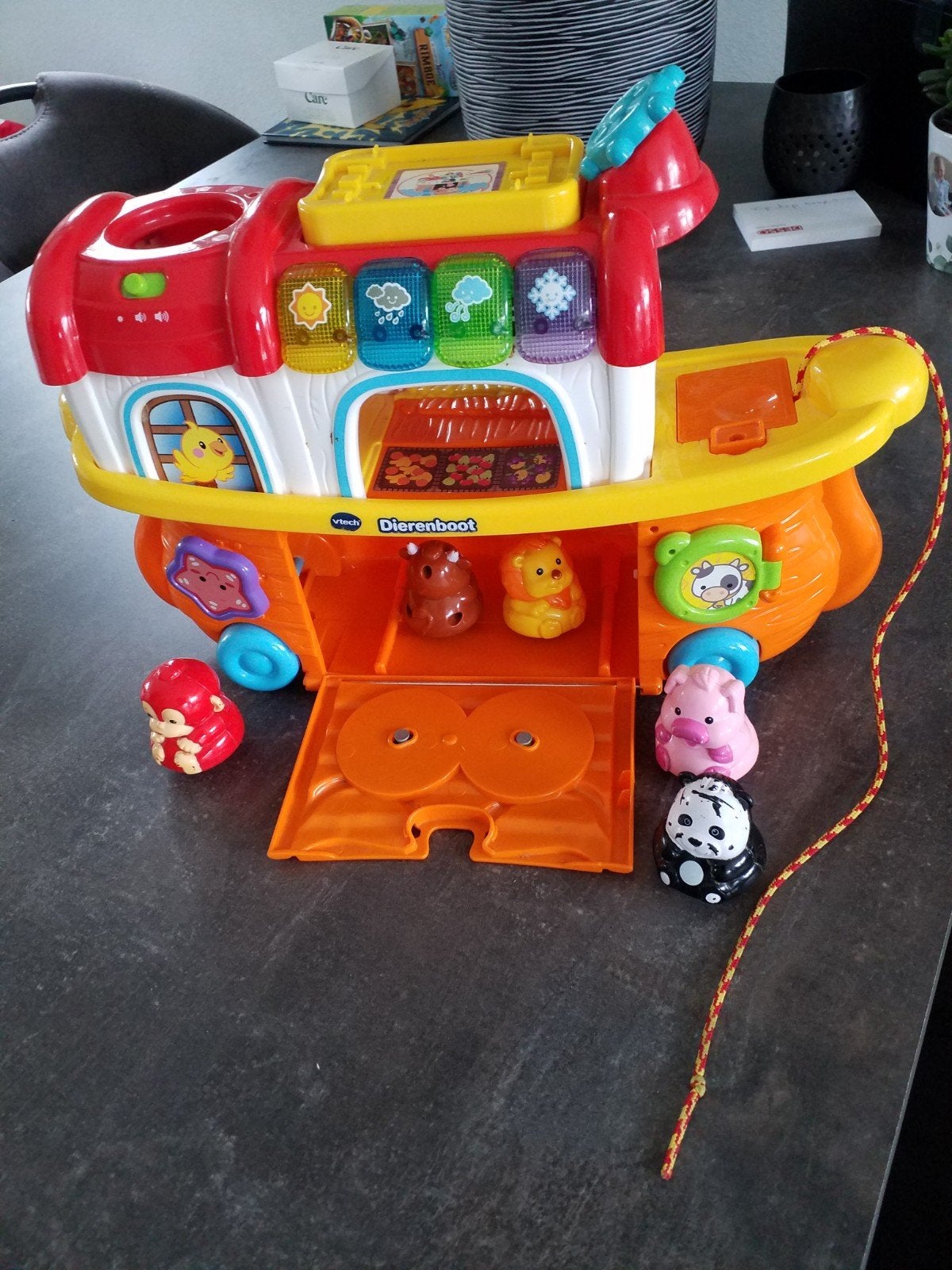 VTech Dierenboot met geluid en licht, Ophalen of Verzenden, Gebruikt, Overige typen, Met licht