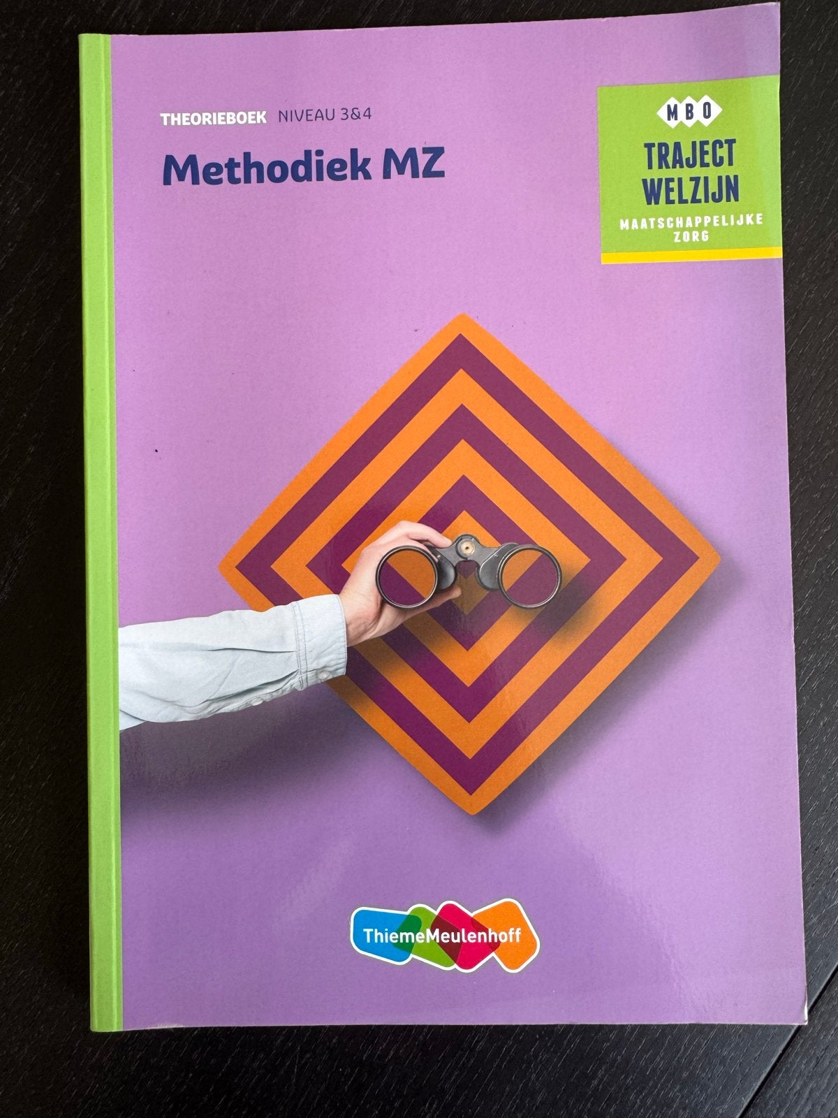 Methodiek MZ Theorieboek Niveau 3&4 Traject Welzijn, Ophalen of Verzenden, Zo goed als nieuw, Overige niveaus, Overige vakken