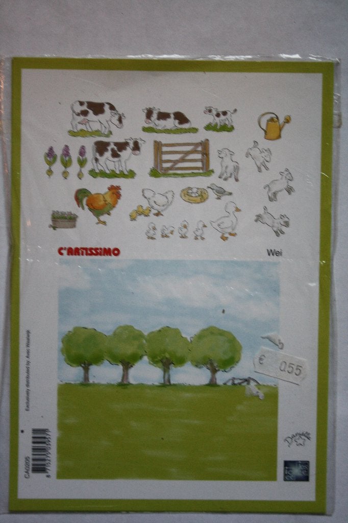 6 st. A5 knipvellen C'Artissimo wei 147, Ophalen of Verzenden, Nieuw, Natuur, Knipvel