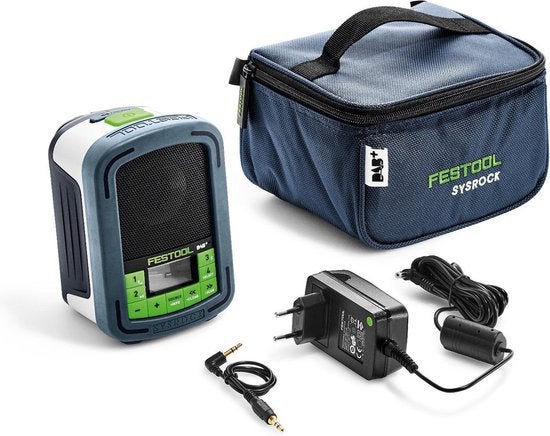 Festool BR 10 DAB+ Bouwradio FM, DAB+ AUX, Bluetooth, USB, N, N, Ophalen of Verzenden, Bouwradio