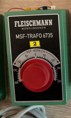Fleischmann Trafo 6735 3x, Transformator of Voeding, Gebruikt, Gelijkstroom, Fleischmann