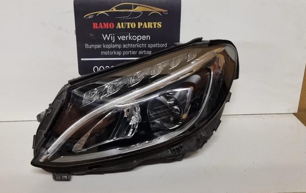 W205 HIGH PERFORMANCE LED KOPLAMP LINKS A2059062504, Gebruikt, -, -, Ophalen of Verzenden