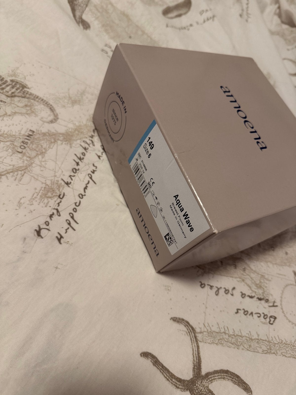 Amoena Aqua Wave Borstprothese Maat 6, Ophalen of Verzenden, Blauw, Body of Korset