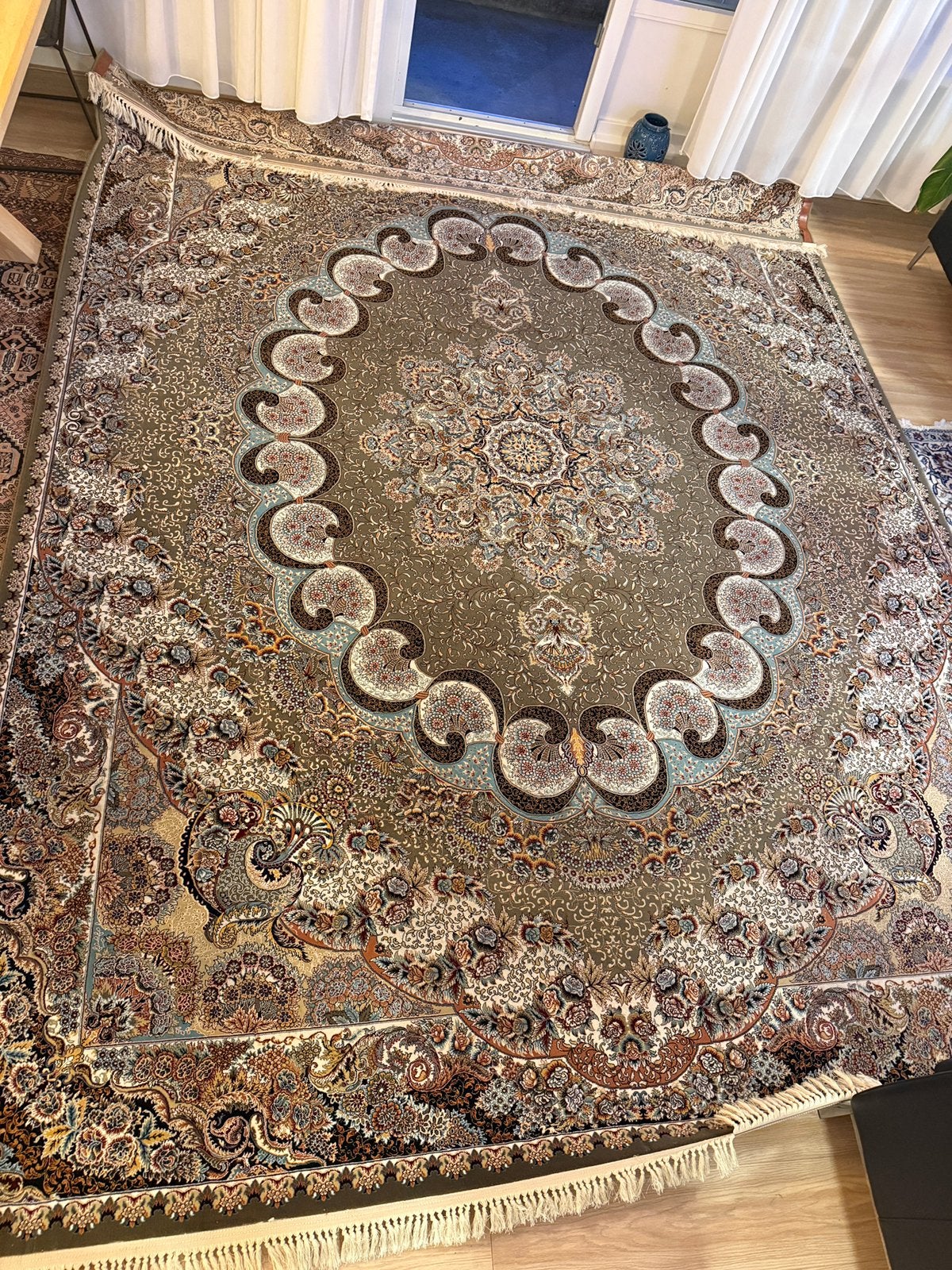 Perzisch vloerkleed, merk Mahris Carpet, ca. 300  400 cm, Ophalen, 200 cm of meer, Zo goed als nieuw, Rechthoekig