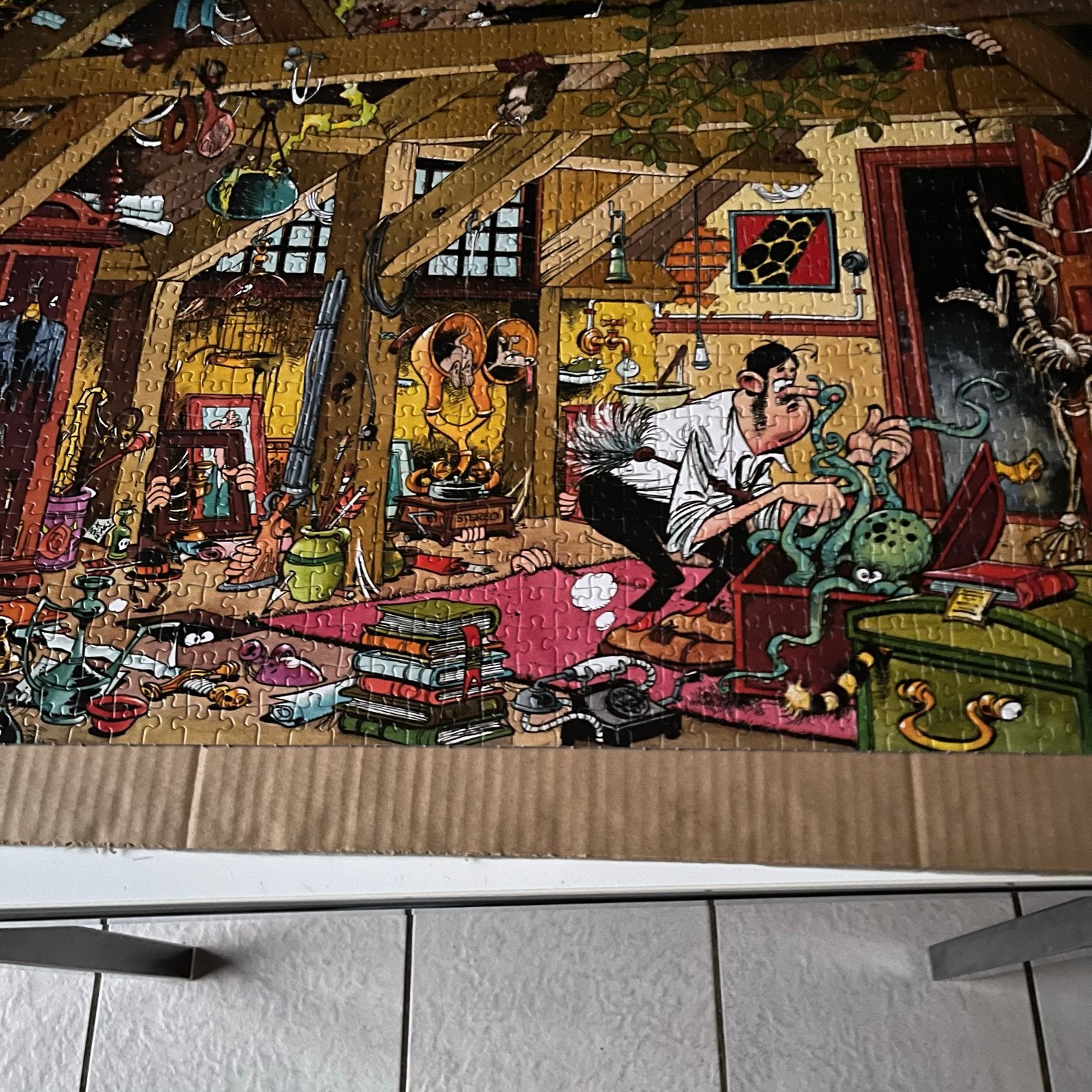 Jan van Haasteren Comic Puzzel - De Vrijgezel/ruilen, Ophalen, 500 t/m 1500 stukjes, Gebruikt, Legpuzzel