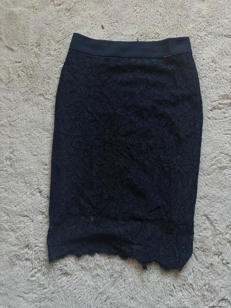 Kocca kokerrok, Kleding | Dames, Blauw, Ophalen of Verzenden, Zo goed als nieuw, Knielengte