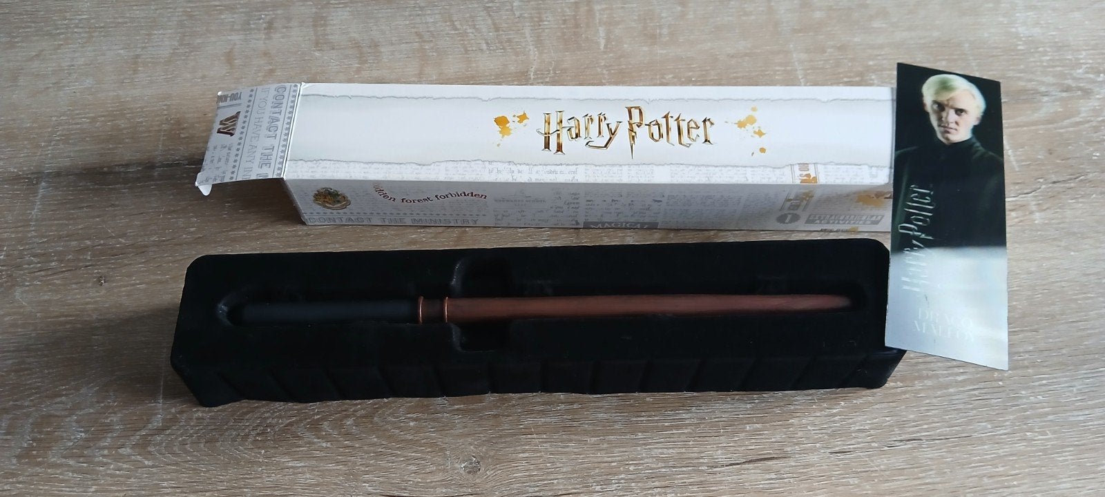 Harry Potter Draco Malfidus toverstaf wizarding world WB WW, Ophalen of Verzenden, Zo goed als nieuw, Replica