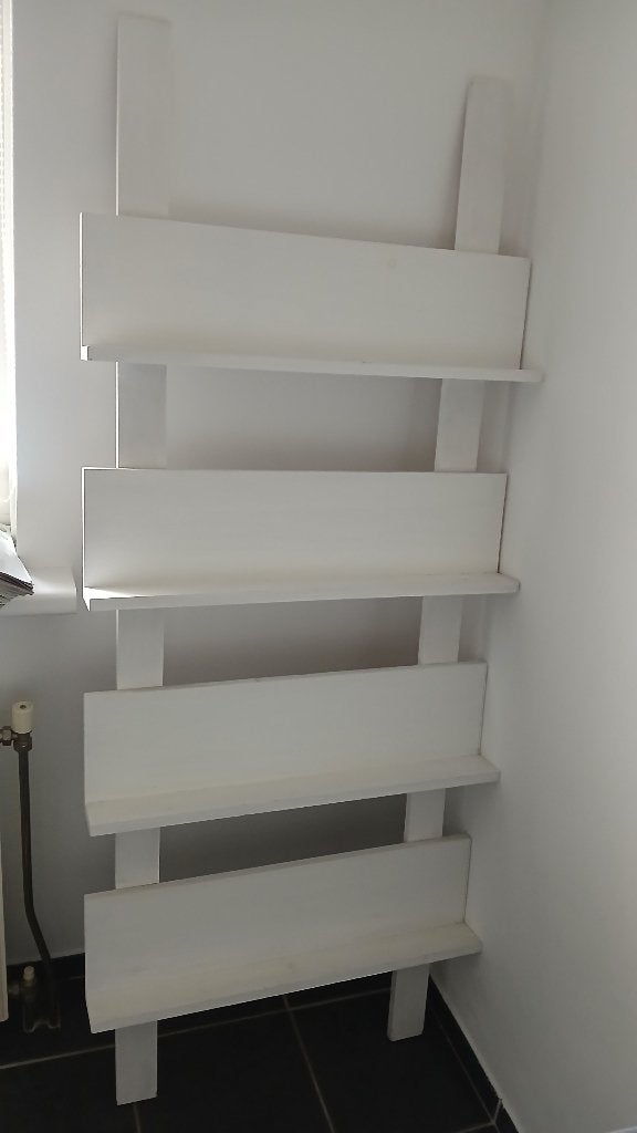 Wandrek/etagére, Huis en Inrichting, Woonaccessoires | Etagères, Ophalen, Zo goed als nieuw, Rek/stellage, Hout